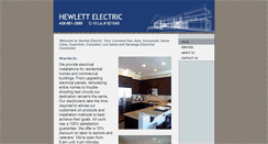Desktop Screenshot of hewlett-electric.com